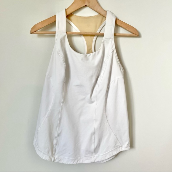 Lululemon Cardio Kick Tank White Size 12 - Picture 7 of 11